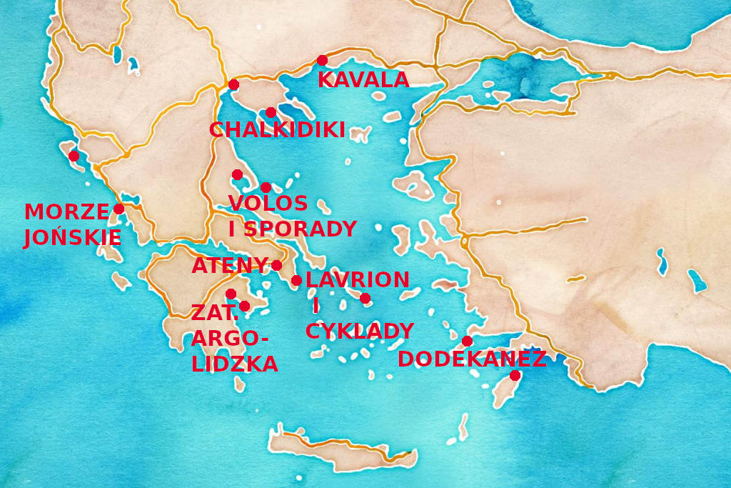 Grecja gdzie pływać?